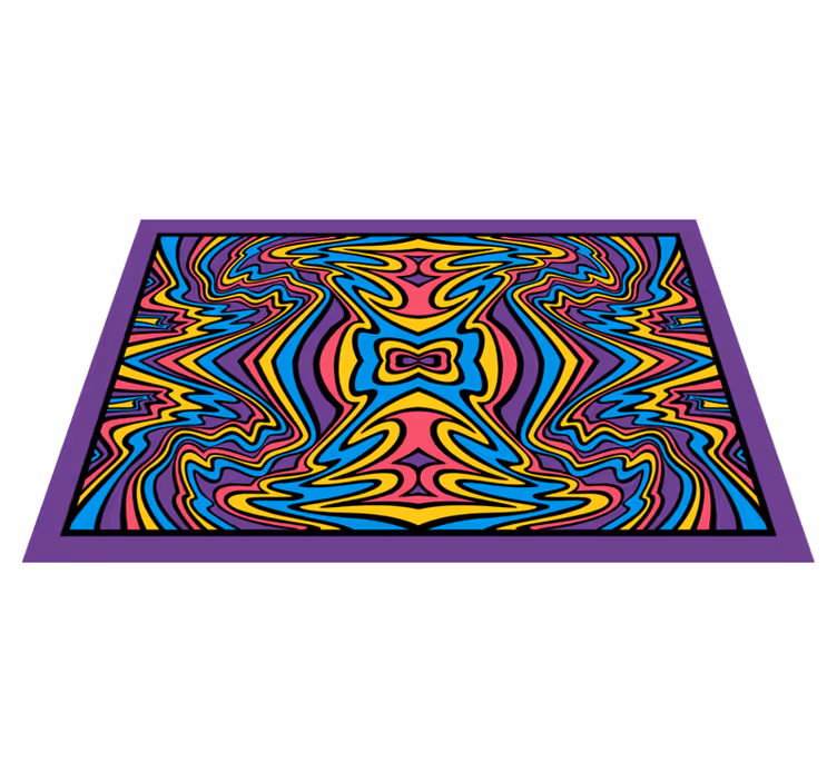 Tovaglietta americana originale giri astratti colorati - TenStickers