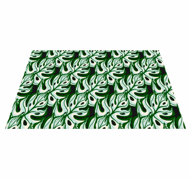 Tovaglietta americana originale motivo foglie lussureggianti - TenStickers