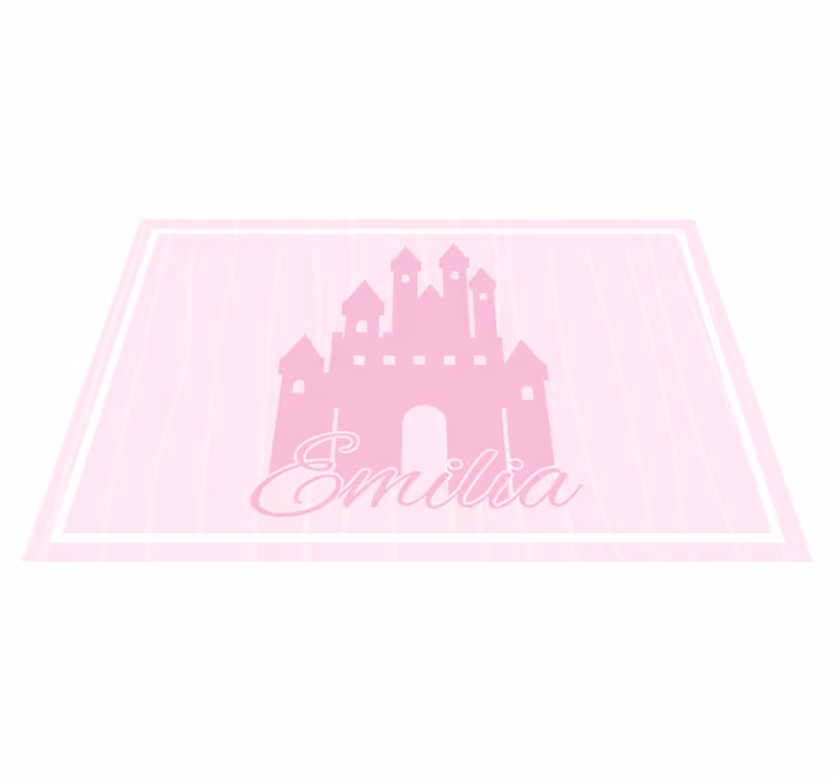 Tovaglietta americana infantile design a tema castello - TenStickers