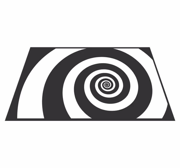 Tovaglietta americana effetto ottico spirale - TenStickers