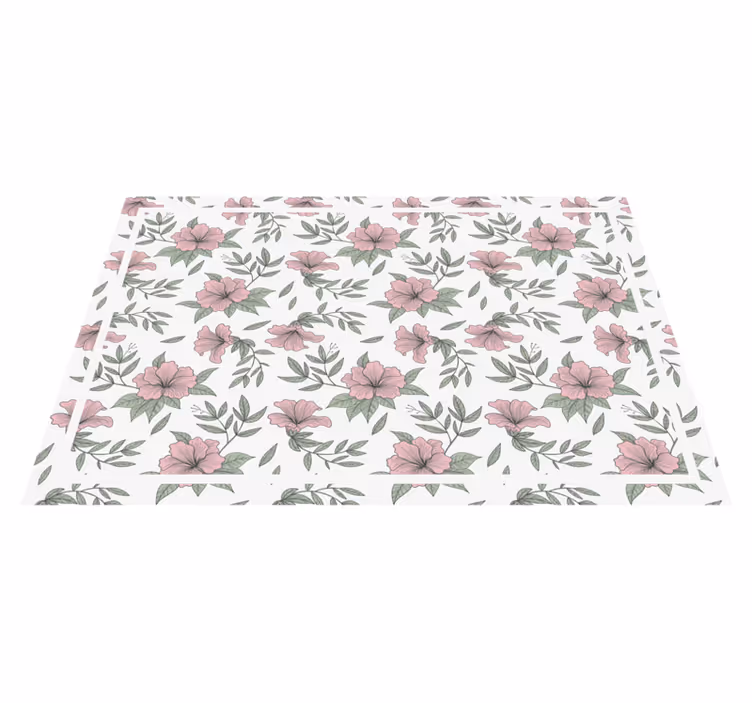 Tovaglietta americana originale composizione floreale - TenStickers