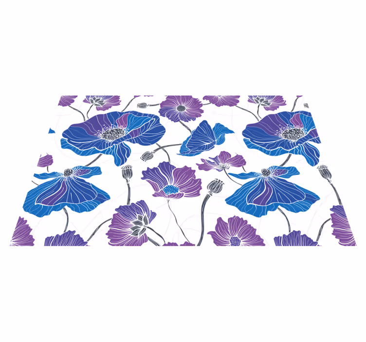Tovaglietta americana motivo botanico vivace - TenStickers