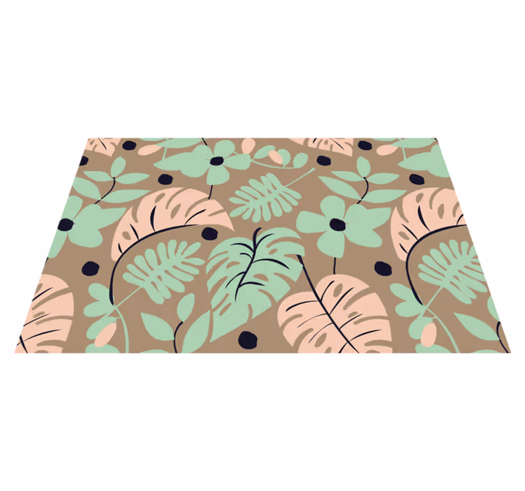 Tovaglietta americana moderna sfondo botanico - TenStickers