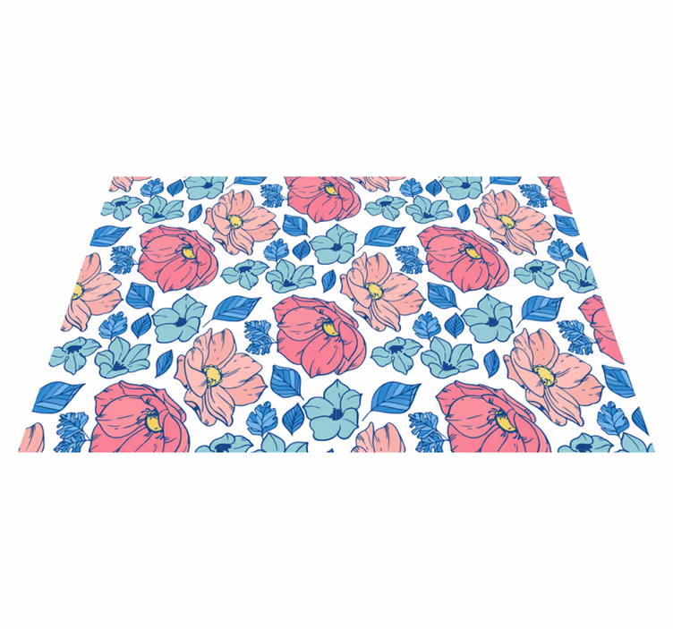 Tovaglietta americana originale arte botanica - TenStickers