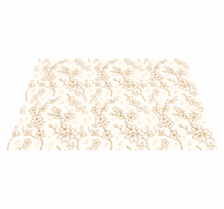 Tovaglietta americana eleganza motivo floreale - TenStickers