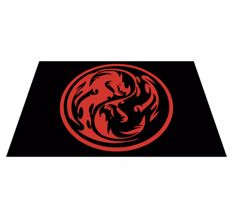Tovaglietta americana originale motivo emblema drago - TenStickers