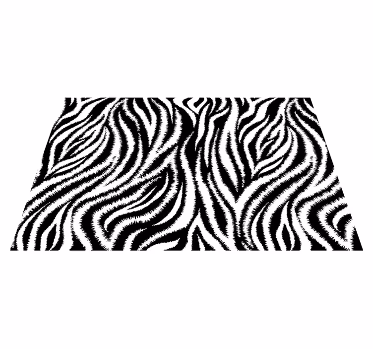 Tovaglietta americana motivo a strisce zebra - TenStickers