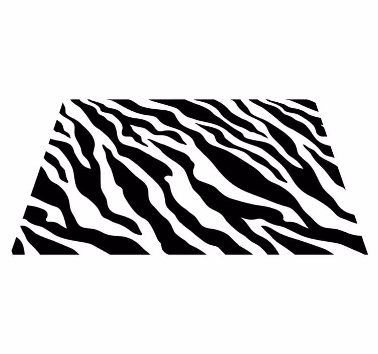 Tovaglietta americana motivo righe zebra - TenStickers