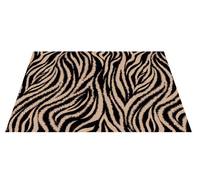 Tovaglietta americana superficie a righe zebra - TenStickers