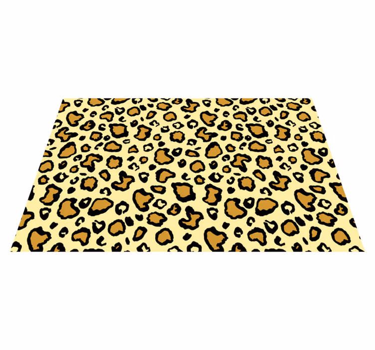 Tovaglietta americana originale motivo pelle di leopardo - TenStickers
