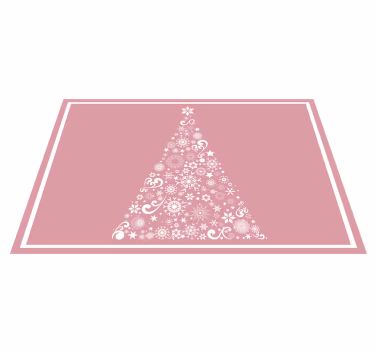 Tovaglietta personalizzata natale motivo albero festivo - TenStickers