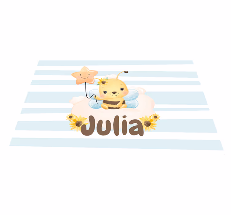 Tovaglietta americana infantile personaggio ape carina - TenStickers