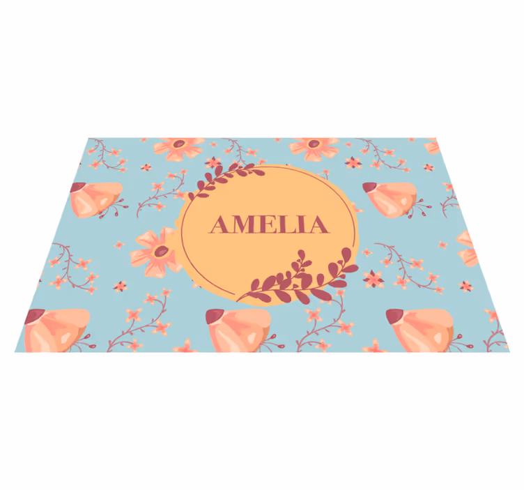 Tovaglietta americana con nome botanico personalizzato - TenStickers