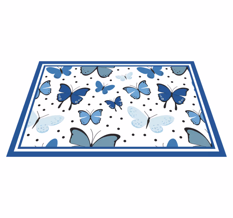 Tovaglietta americana infantile con motivo farfalle - TenStickers