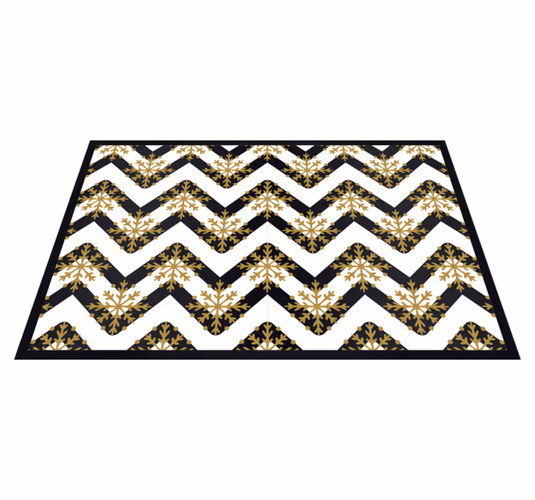 Tovaglietta personalizzata natale motivo fiocco chevron - TenStickers