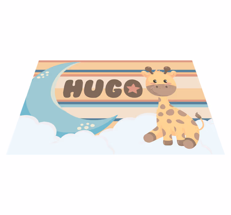 Tovaglietta americana infantile figura giraffa adorabile - TenStickers