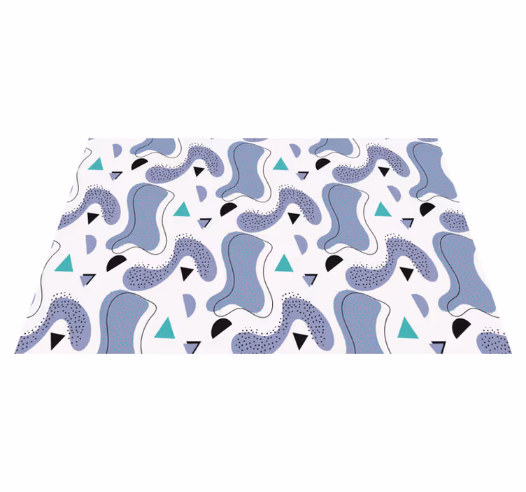 Tovaglietta americana moderna forme organiche astratte - TenStickers