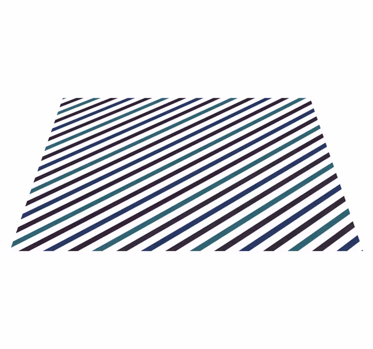 Tovaglietta americana con schema a righe colorate - TenStickers