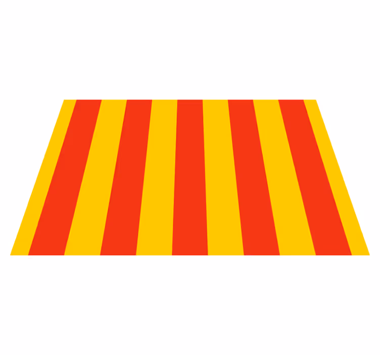 Tovaglietta americana originale a righe audaci - TenStickers