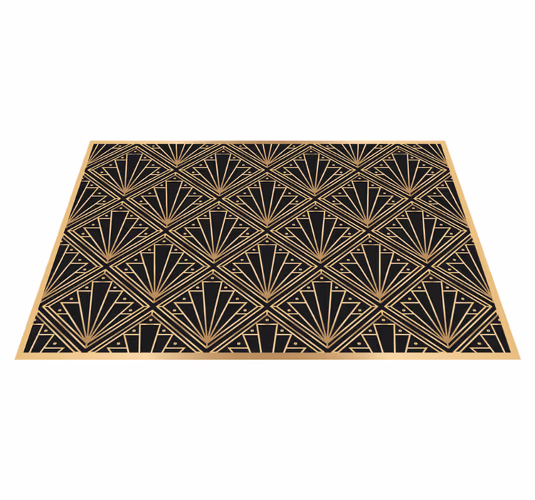 Tovaglietta americana motivo art deco - TenStickers