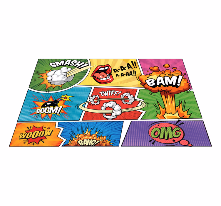 Tovaglietta americana originale fumetti dialogo - TenStickers