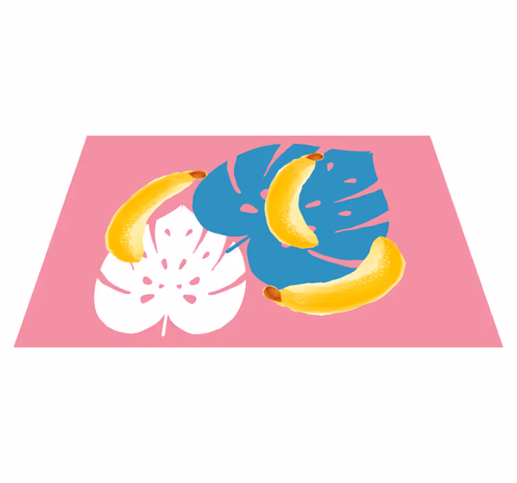 Tovaglietta americana infantile motivo banana tropicale - TenStickers