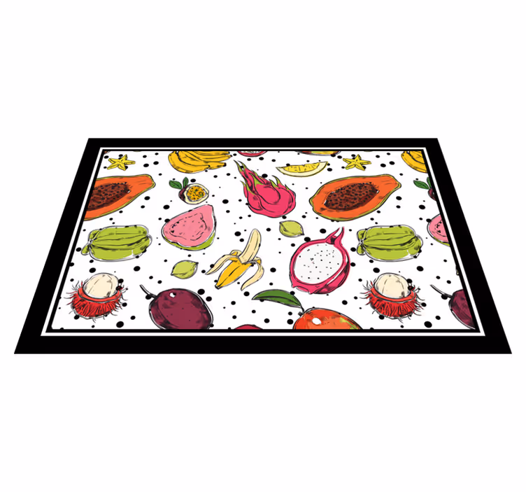 Tovaglietta americana originale motivo fruttato vivace - TenStickers