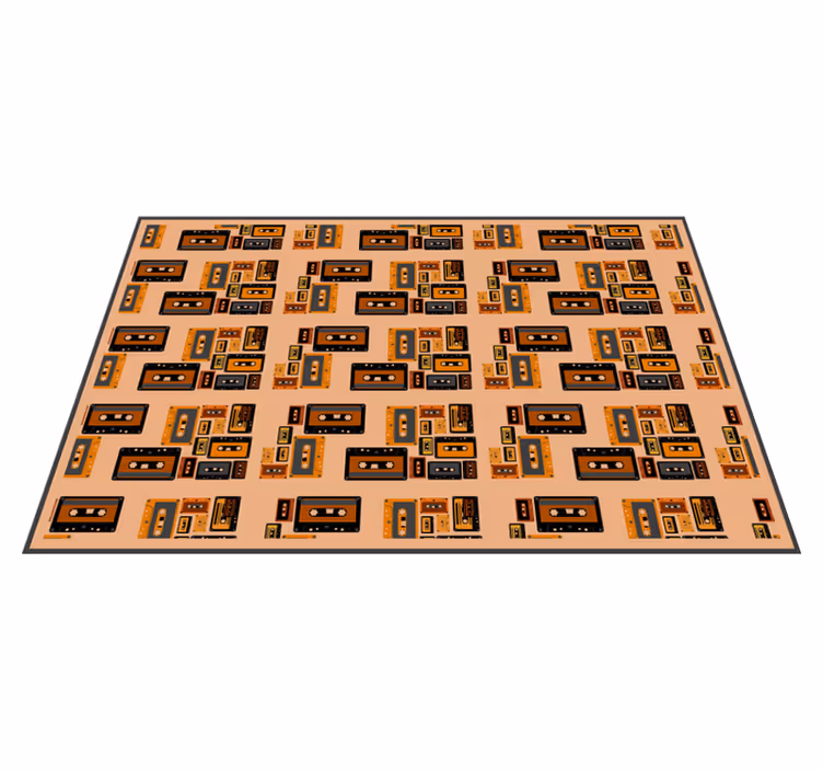 Tovaglietta americana originale motivo cassette retro - TenStickers