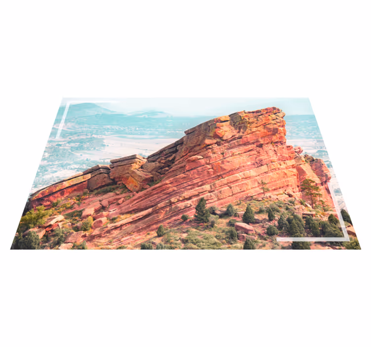 Tovaglietta americana moderna formazione rocciosa maestosa - TenStickers