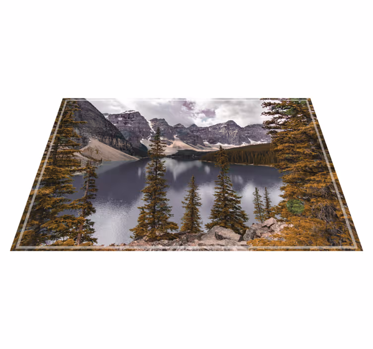 Tovaglietta americana moderna vista montagna panoramica - TenStickers
