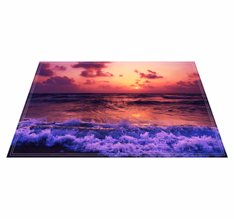 Tovaglietta americana originale scena oceano al tramonto - TenStickers
