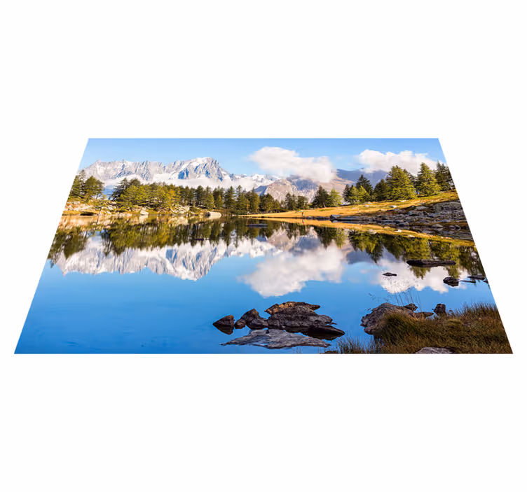 Tovaglietta americana originale colori paesaggi vivaci - TenStickers