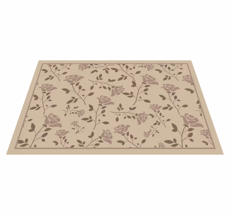 Tovaglietta americana motivo botanico floreale - TenStickers