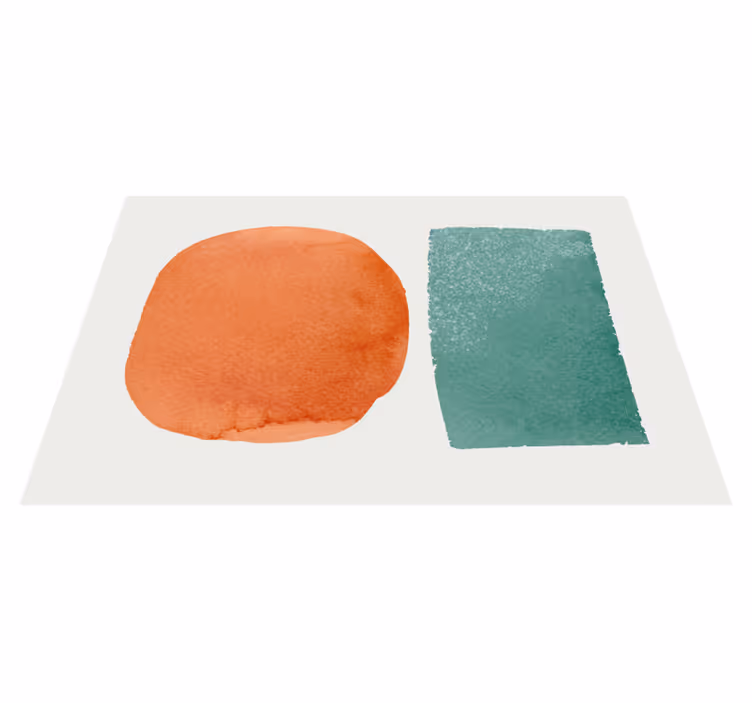 Tovaglietta americana macchie di colore astratte - TenStickers