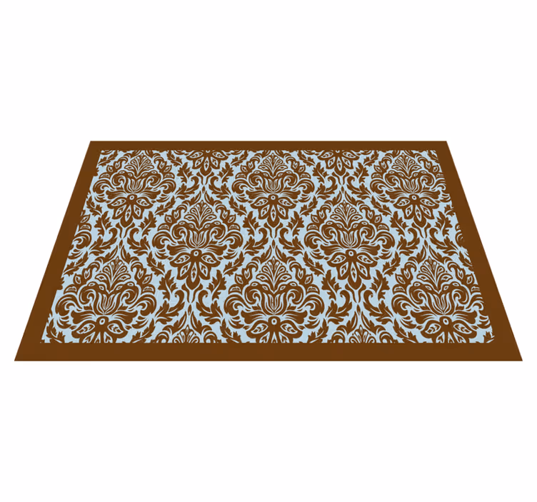 Tovaglietta americana emblema di fiore intricato - TenStickers
