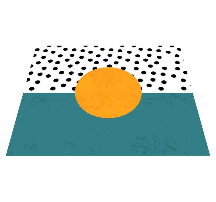 Tovaglietta americana moderna base a pois audaci - TenStickers
