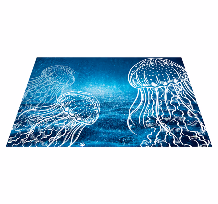 Tovaglietta americana originale scena oceanica medusa - TenStickers