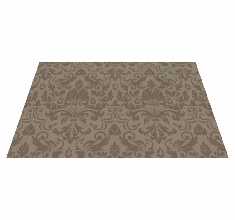 Tovaglietta americana concetto botanico intricato - TenStickers