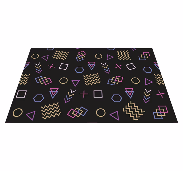 Tovaglietta americana moderna con motivi geometrici - TenStickers