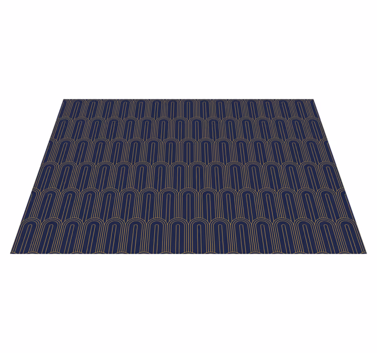 Tovaglietta americana moderna linee arcuate eleganti - TenStickers