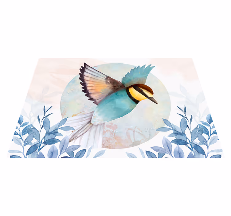Tovaglietta americana originale arte avicola vivace - TenStickers