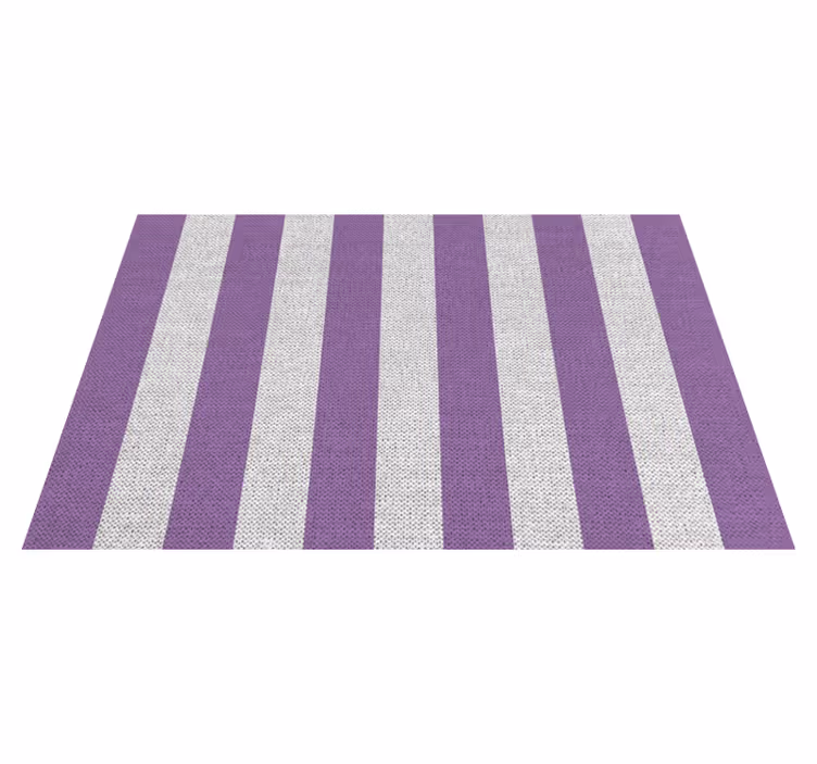 Tovaglietta americana superficie a righe viola - TenStickers