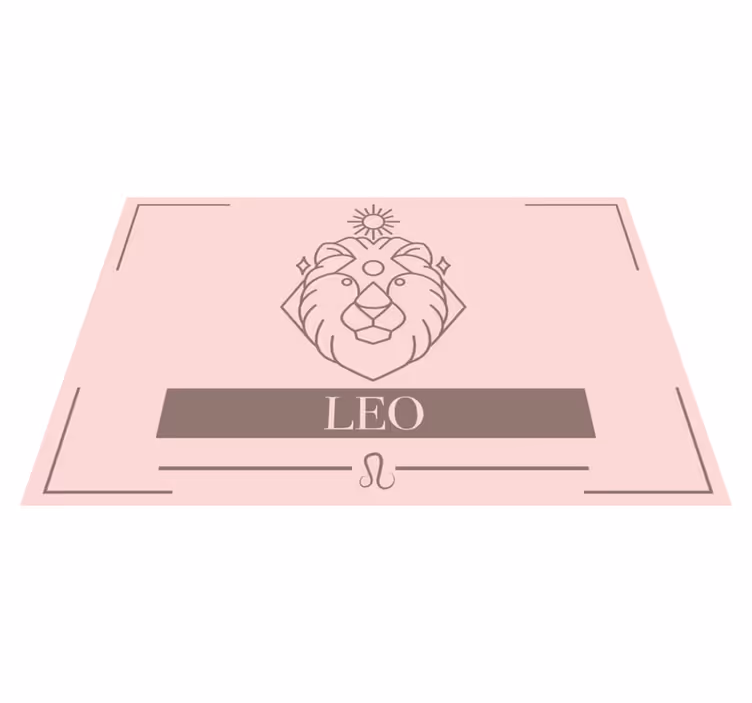 Tovaglietta americana segno zodiacale Leone - TenStickers