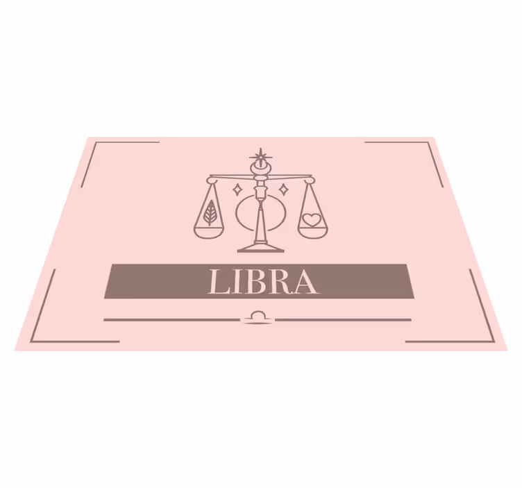 Tovaglietta americana segno zodiacale bilancia - TenStickers