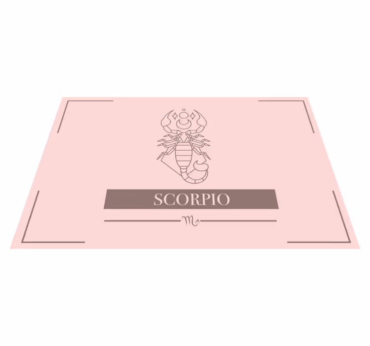 Tovaglietta per colazione con scorpione - TenStickers