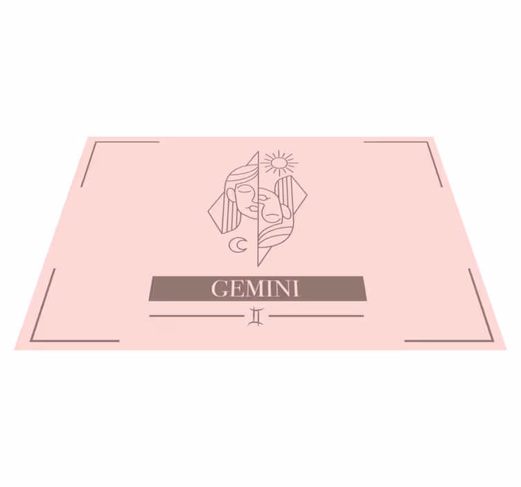 Tovaglietta americana con gemelli - TenStickers