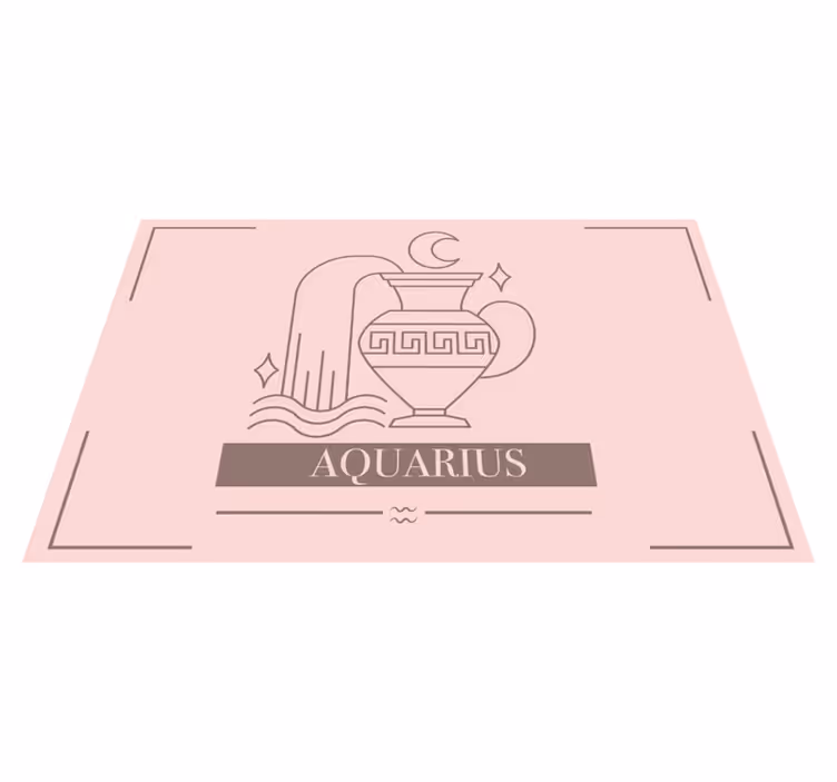 Tovaglietta americana con acquario - TenStickers