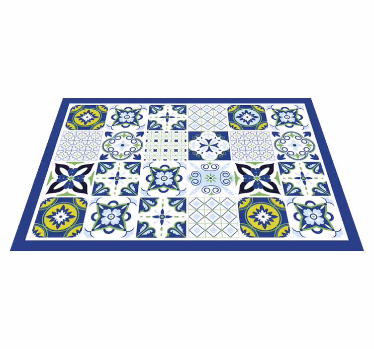 Tovaglietta americana composizioni geometriche vivaci - TenStickers