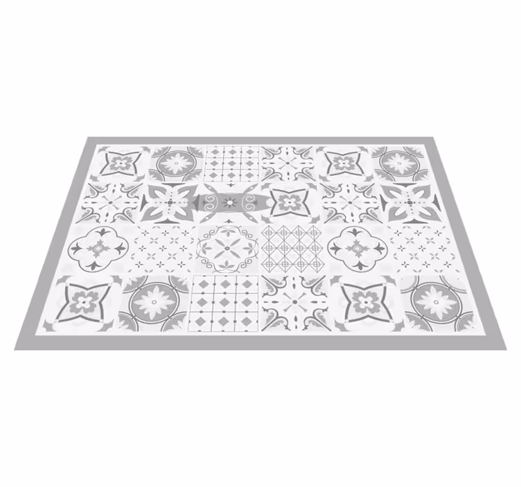 Tovaglietta americana motivi monocromatici eleganti - TenStickers