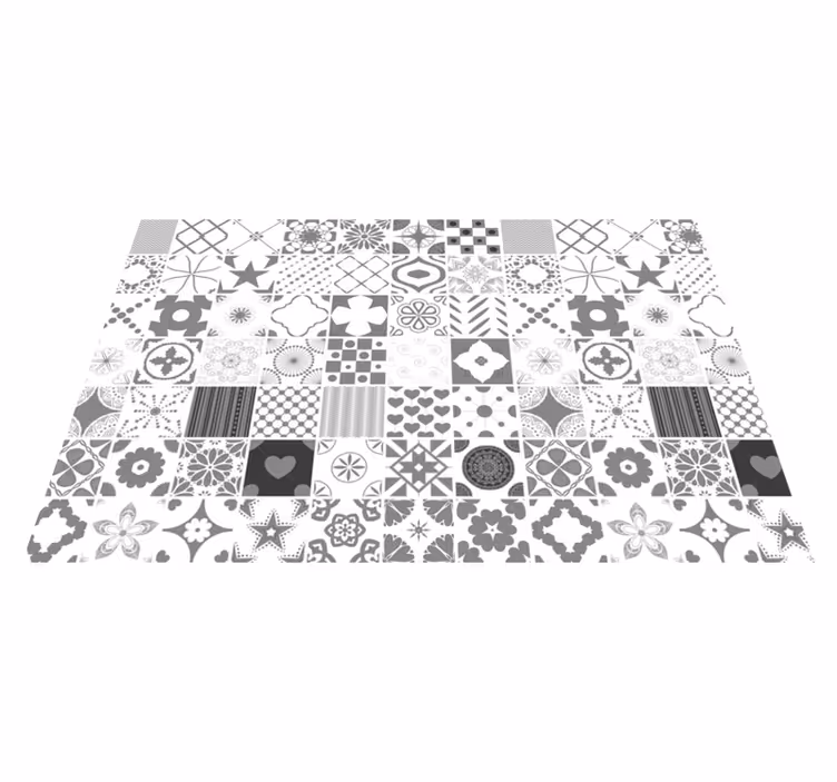 Tovaglietta americana texture monocolore a motivi - TenStickers
